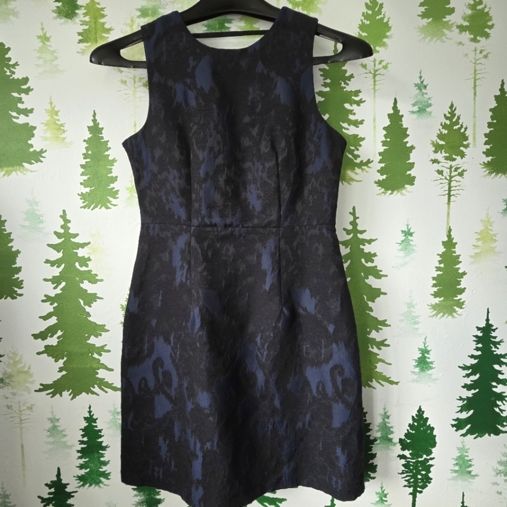 Elegant H&M Black and Blue Women's Dress
